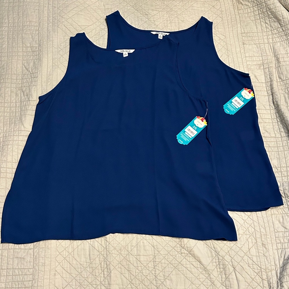 Set of 2 - The Pioneer Woman Navy Blue Tank Top
